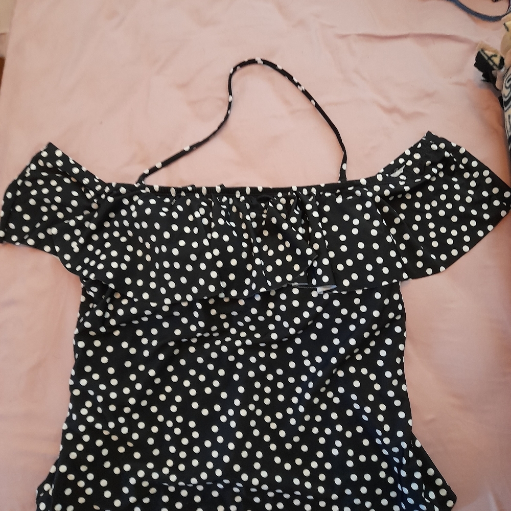Off Shoulder tankini top  xxl